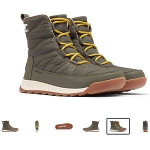 Sorel Whitney II Short Lace Alpine Green NWT